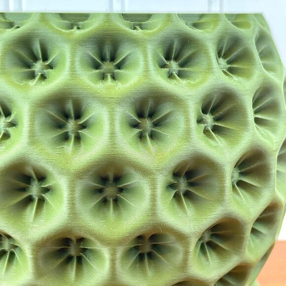 Modern Geometric Planter with Drainage Tray, Starry Planter Pot - Picture 4 of 10